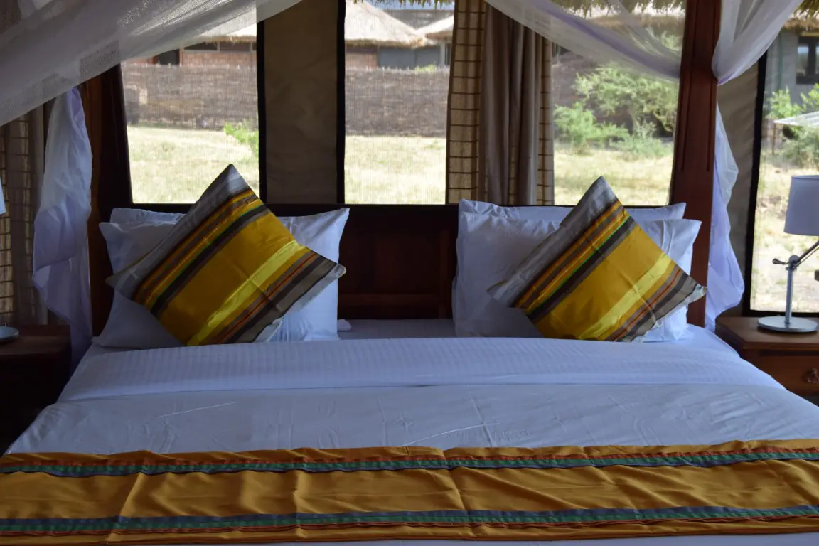 Safari tents at Tarangire Simba Lodge Tanzania