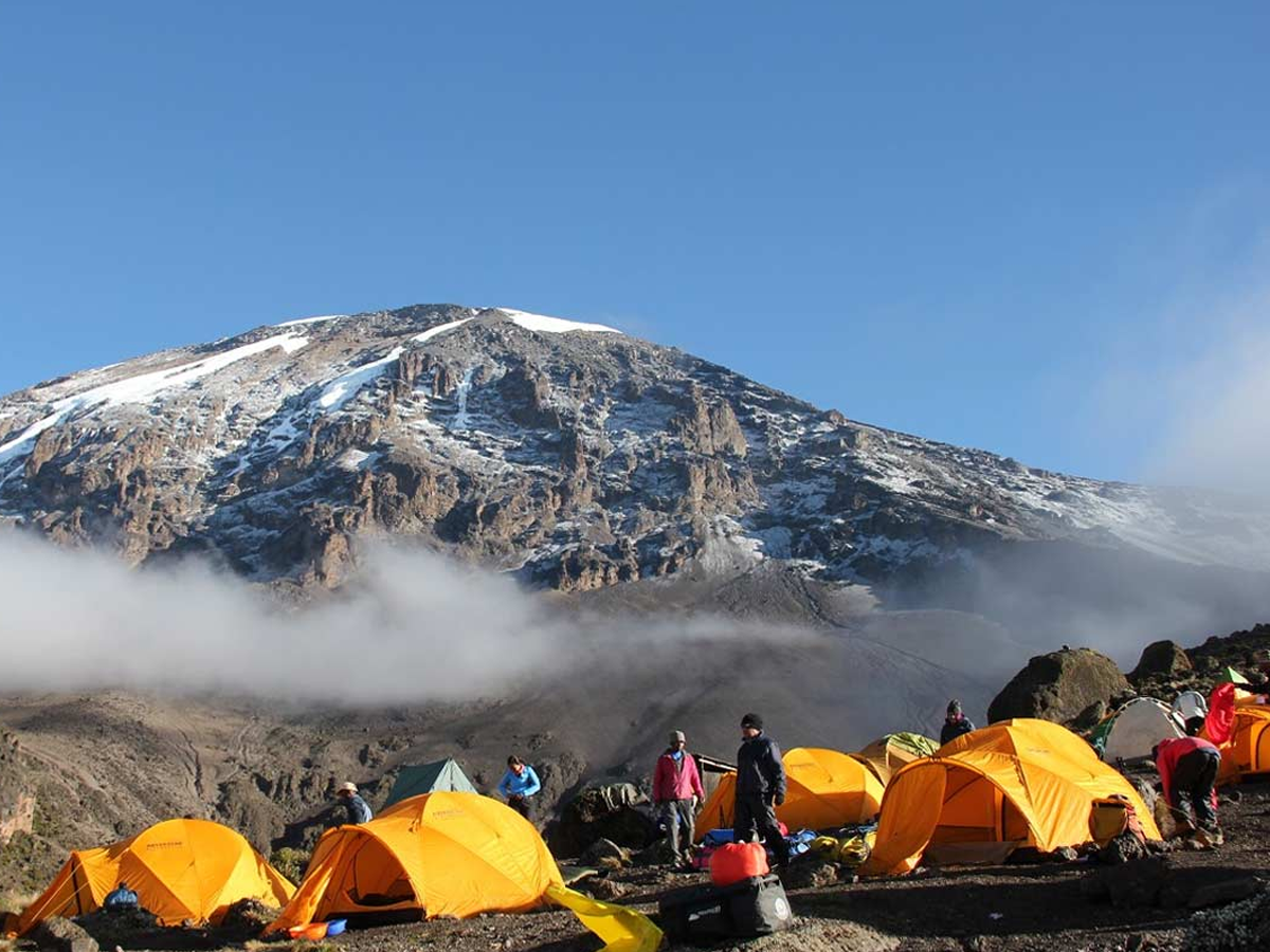 Lemosho Route itinerary on Shira Plateau