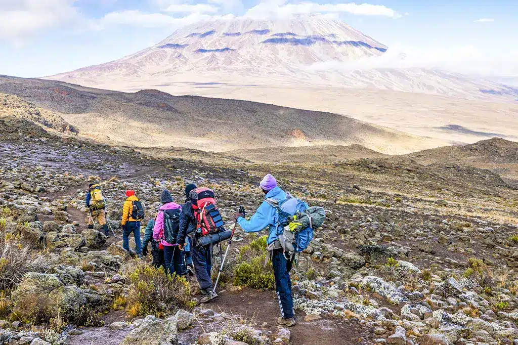 How long does it take to climb Mount Kilimanjaro on the Machame, Lemosho, Marangu, Rongai, and Northern Circuit routes