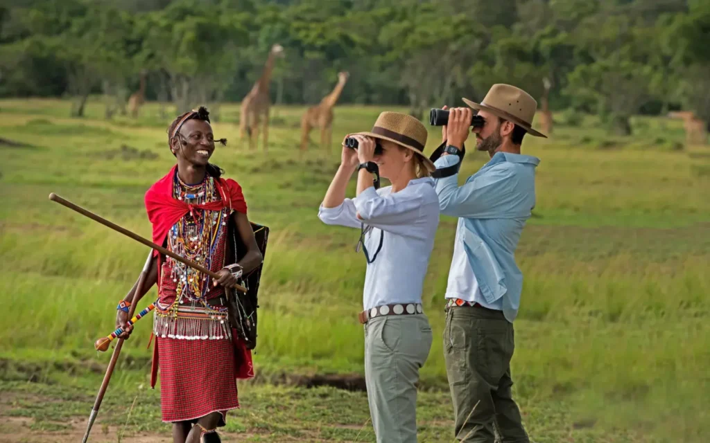 Travelers enjoying the 5 Days Tanzania Cultural Experience with Maasai Boma, Olduvai Gorge, Ngorongoro Crater and Lake Eyasi
