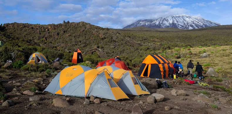 Mountain camp for Kilimanjaro for First-Time Climbers