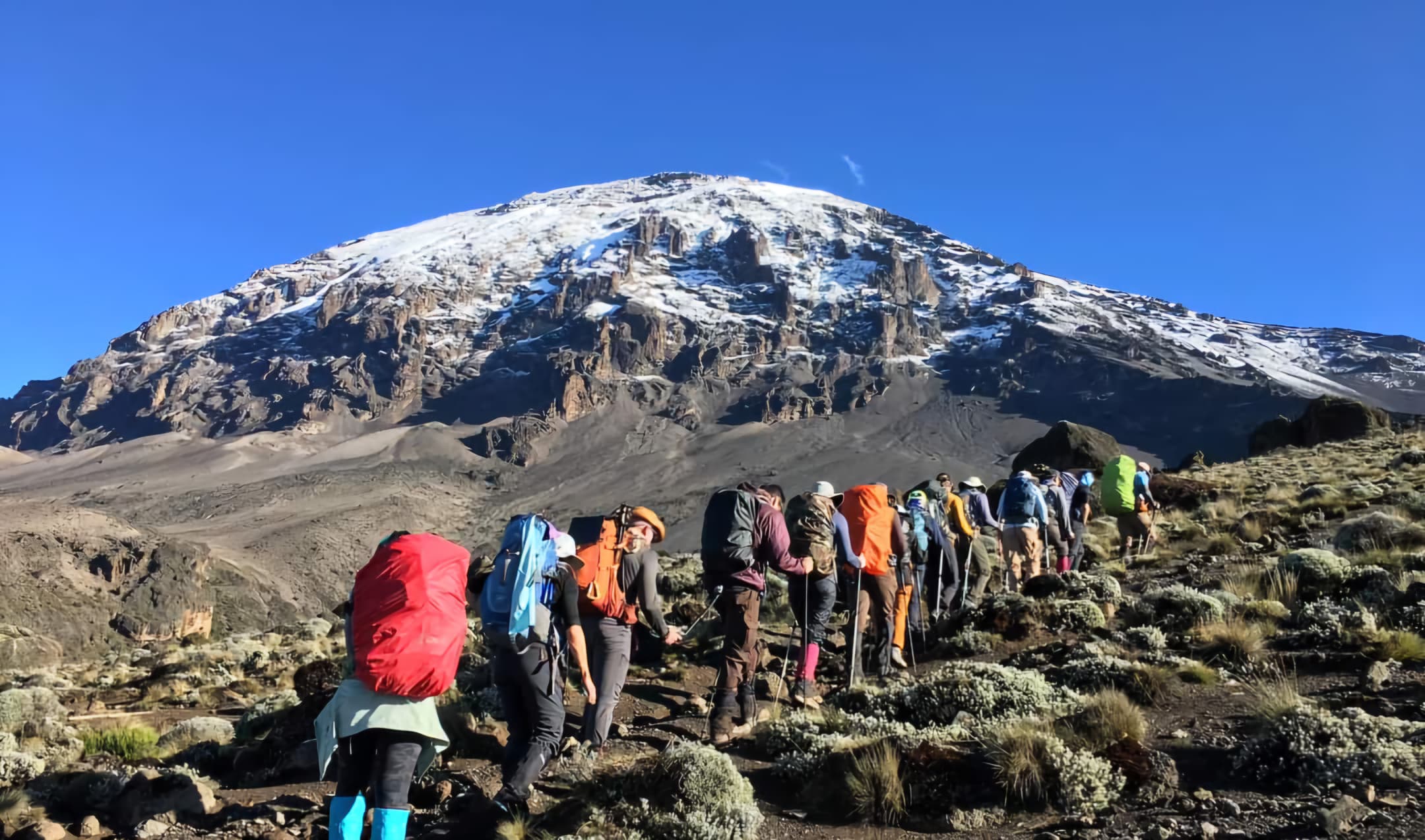 How long does it take to climb Mount Kilimanjaro on the Machame, Lemosho, Marangu, Rongai, and Northern Circuit routes