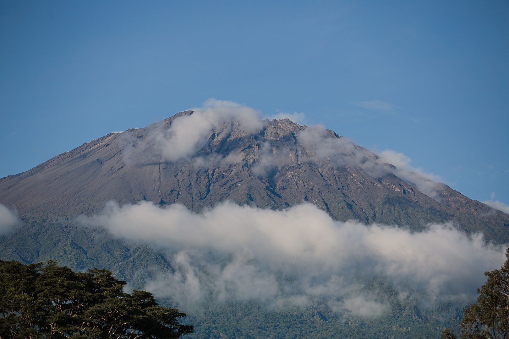 Climbers celebrating on the Mount Meru Summit