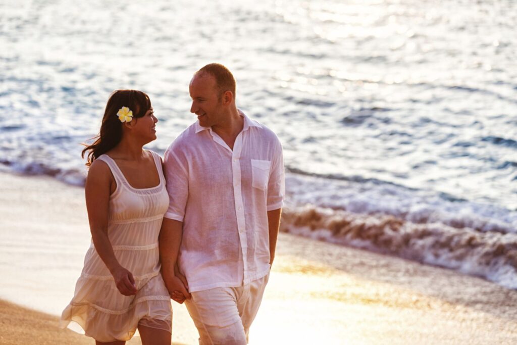 Couple enjoying a 6 Day Romantic Tanzania Safari with Serengeti Balloon Experience above the Serengeti plains