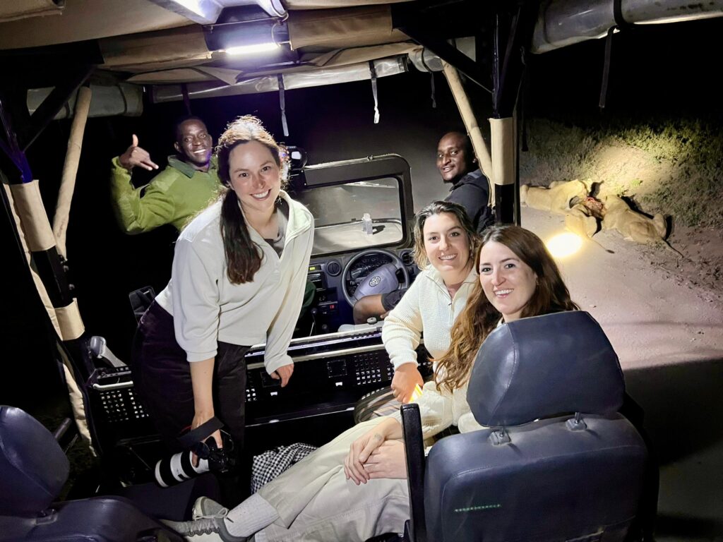 Night Game Drive in Tanzania with nocturnal wildlife